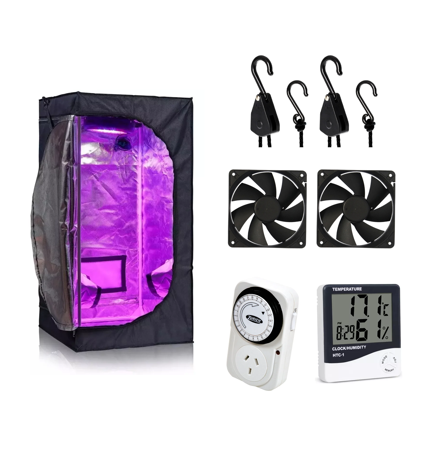 KIT CULTIVO INDOOR 100x100 SIMPLE